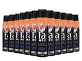 Produktbild: Fa Men Deodorant & Bodyspray Dark Passion (12x 150 ml), Deospray mit sinnlich-frischem Duft, Deo ohne Aluminium für bis zu 48 h Schutz, hinterlässt keine Rückstände