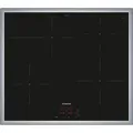 Produktbild: Siemens iQ300, Induktionskochfeld, 60 cm, herdgesteuert, Schwarz, Mit Rahmen aufliegend, EI645CFB6E - Schwarz