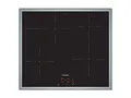 Produktbild: Siemens EI645CFB6E iQ300, Induktionskochfeld, 60 cm, herdgesteuert, powerBoost, powerInduktion - schneller, sauberer und sicherer kochen, Timerfunktion, Schwarz, mit Rahmen aufliegend