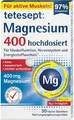Produktbild: Tetesept Magnesium 400 hochdosiert – Nahrungsergänzungsmittel mit Magnesium –