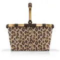 Produktbild: Reisenthel Einkaufskorb Carrybag frame leo macchiato, Braun, Schwarz, Textil, 22 L, quadratisch, 49x29x28 cm, Freizeit, Koffer & Taschen, Einkaufskörbe