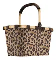 Produktbild: reisenthel Carrybag L Einkaufskorb Frame Leo Macchiato hellbraun dunkelbraun Neu