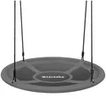 Produktbild: tectake® Nestschaukel, Korbschaukel bis 120 kg belastbar, Schaukel für Kinder und Erwachsene, Outdoor Gartenschaukel oder Indoor Hängesessel, Spielzeug für Garten oder Kinderzimmer (GRÖSSE Ø 100 cm)
