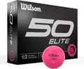 Produktbild: Wilson 50 Fifty Elite Golfbälle 12er in Pink