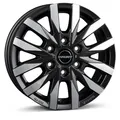 Produktbild: BORBET DESIGN CW6 black polished matt 7.5Jx18 6x130 ET47 3000143873