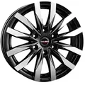 Produktbild: Borbet Cw6 Black Polished Matt 7.5x18 ET 47 6/130 Alufelge Schwarz