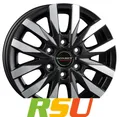 Produktbild: Borbet CW6 black polished matt 7.5x18