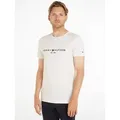 Produktbild: Tommy Hilfiger T-Shirt TOMMY FLAG HILFIGER TEE aus Bio-Baumwolle, Regular Fit weiß XXL (54)