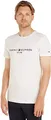 Produktbild: Tommy Hilfiger Herren T-Shirt Kurzarm Core Tommy Logo Rundhalsausschnitt, Weiß (Snow White), XXL