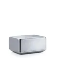 Produktbild: blomus -BASIC Butterdose - Edelstahl matt, Größe M: Elegante Aufbewahrung für frische Butter ((H 6 cm, B 12 cm, L 10 cm, 63638)