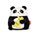 Produktbild: Legami - Super Soft Plush Plüsch, Panda Thema, Mini Größe, mit personalisierbarer ID Karte, Steht alleine, 14x15x12 cm, Black