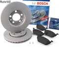 Produktbild: BOSCH Bremsscheibe Bremsbelagsatz für DACIA Logan REANULT Clio 4 Sandero Thalia
