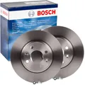 Produktbild: 2X BOSCH BREMSSCHEIBEN Ø258mm VORNE PASSEND FÜR DACIA JOGGER LOGAN SANDERO