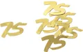 Produktbild: PaperStyle 47505 Konfetti Zahl 75 - 10 g, ca. 15 mm, gold