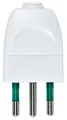 Produktbild: Vimar-Stecker 2P+E 10A weiß - 00230.B