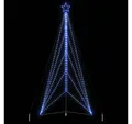 Produktbild: vidaXL Außen-Wandleuchte, LED Weihnachtsbaum 615 LEDs Blau 404,5 cm