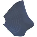 Produktbild: Cotton Prime® Socken Gesundheitssocken aus Baumwolle (10-Paar) ohne störende Naht blau|braun 43-46