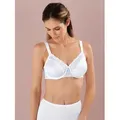 Produktbild: Minimizer-BH TRIUMPH, Damen, Gr. 75, Cup D, weiß, 50% Polyamid, 41% Polyester, 9% Elasthan, BHs Minimizer-BH