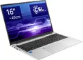 Produktbild: CSL Computer Notebook CSL R'Evolve C16 40.6cm (16 Zoll) WUXGA Intel Core i5 64GB RAM 1000GB SSD Deutsch, QWERTZ Grau 92693