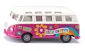 Produktbild: Siku 2364, VW T1 Bus Samba, Spielzeug-Auto, 1:50, Spielzeug-Auto für Kinder, Metall/Kunststoff, Rot/Weiß, Türen zum Öffnen, Anhängerkupplung, Originalgetreue Räder