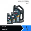 Produktbild: Fuchs Titan Syn MC 10W-40 MB 229.3 RN VW API SN Motoröl 5+2 Liter = 7 Liter