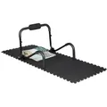 Produktbild: Relaxdays - Bodenschutzmatte Fitnessgeräte 30x30cm, 24er Set, 2,1m2, Stoßdämpfende Schutz Unterlagen, Stärke 1cm, Schwarz