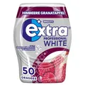 Produktbild: Extra Professional Kaugummi Zuckerfrei, White Granatapfel, 50 Dragees, Großpackung Chewing Gum, Xylitol Kaugummi ohne Zucke mit Granatapfelgeschmack Minz Frische (50 Dragees)