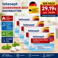 Produktbild: ✅ tetesept Sodbrennen Akut Kautabletten, 5 Packungen à 20 Tabletten ✅