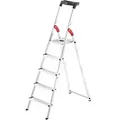 Produktbild: Hailo Stufenleiter L60 Standardline Silber 5 Stufen 48 x 101 x 168 cm