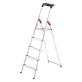 Produktbild: Hailo L60 StandardLine, Alu-Sicherheits-Stehleiter, 5 Stufen (Stehleiter, 184 cm) (8160-507)