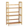 Produktbild: Relaxdays Standregal Bambus, Holz, 3 Ablagen, HxBxT: 88 x 55 x 26 cm, Bad Regal, Schuhregal, Bambusregal, natur braun