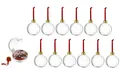 Produktbild: Spetebo Weihnachtsbaumkugel DIY Christbaum Kugeln - 12er Set - Weihnachten, individuell personalisierbar