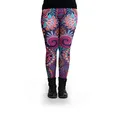 Produktbild: cosey - Bunte Bedruckte Blumen-Leggings (Einheitsgröße) - Design Flower Festival