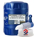 Produktbild: 20 Liter MANNOL 20W-50 Motorrad/ Quad Öl JASO MA MA2 API SL Motorradöl + Hahn