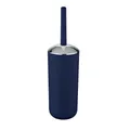 Produktbild: Wenko-Wenselaar GmbH & Co. KG WENKO WC-Garnitur Brasil, Spezialkunststoff, absolut bruchsicher, Praktischer Toilettenbürstenhalter ideal für Bad und Gäste-WC, 1 Stück, Farbe: Dunkelblau 22522100