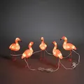 Produktbild: Konstsmide LED-Dekoleuchte für außen Acryl Flamingos 5er-Set