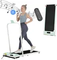 Produktbild: MERAX Laufband elektrisch, Underdesk Treadmill, Walking Jogging Pad Klappbar 1-6 km/h mit Fernbedienung, Bluetooth, LED-Display