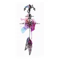Produktbild: 2 x buntes Anker Tattoo - Kompass Feder - Body Temporary Tattoo - XQB003 (2)