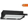 Produktbild: Dunstabzugshaube Flachschirmhaube 60cm schwarz LED Touch Control 450m³/h C
