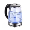 Produktbild: Wasserkocher Glas 2,0L Glaswasserkocher LED Edelstahl 1800W Teekocher BPA frei