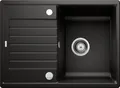 Produktbild: Blanco Zia 45 S Compact Granitspüle mit Ablauffernbedienung, reversibel, schwarz (526008)