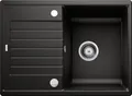 Produktbild: Blanco Zia 45 S Compact Granitspüle mit Ablauffernbedienung, reversibel, schwarz
