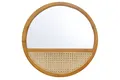 Produktbild: SIT Wandspiegel, Rattangeflecht im unteren Drittel des Spiegels