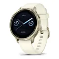 Produktbild: Garmin Venu 4 41mm Silikon-Armb. beige/lunargold/bo 010-03013-00