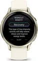 Produktbild: Garmin Venu 4 41 mm lunargold am Silikonarmband bone [Wi-Fi]