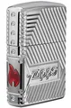 Produktbild: Zippo Sturmfeuerzeug - Bolts Special, High Polish Chrome, MultiCut-Epoxy Inlay - Nachfüllbar - Wiederverwendbar - Windfestes Design - Geschenkbox - Made in USA