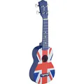 Produktbild: Stagg US UK-FLAG Soprano Ukulele Linden mit Tasche blau