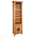 Produktbild: vidaXL Bad-Hochschrank Massivholz Kiefer 48x32x170 cm