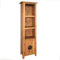 Produktbild: Bad Hochschrank Badschrank Badmöbel Badezimmerschrank Massivholz Kiefer vidaXL
