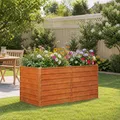 Produktbild: Hochbeet Cortenstahl 160x80x77cm Pflanzbeet rostoptik Garten robust